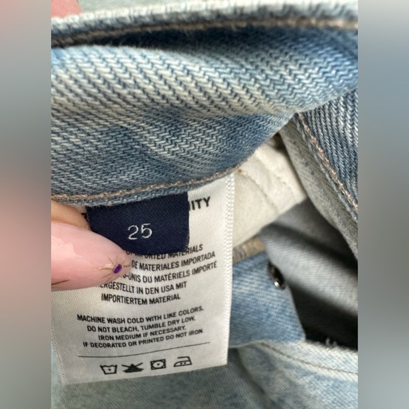 NWT Citizens of Humanity Carolina Denim Knee-Length Skirt in Array Size 25 - Picture 12 of 14